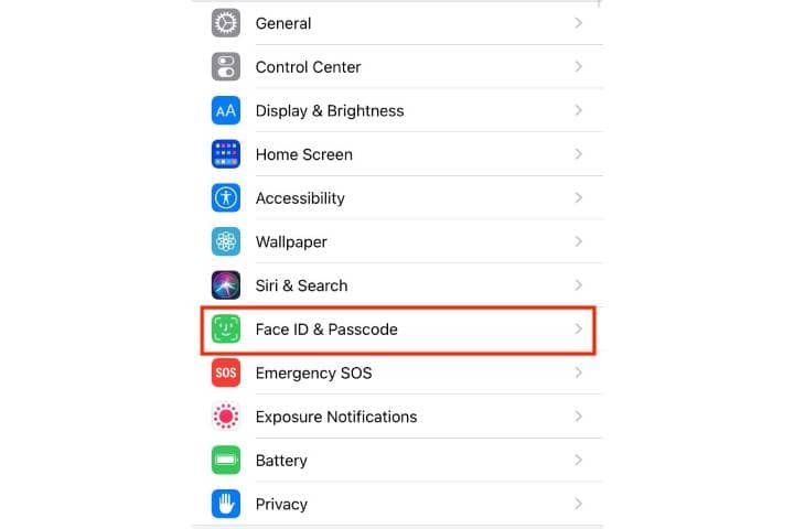 Launch the settings app on your iPhone
